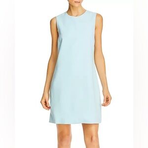 Alice + Olivia Coley Dress Mini Sleeveless Shift A-line Blue Size S